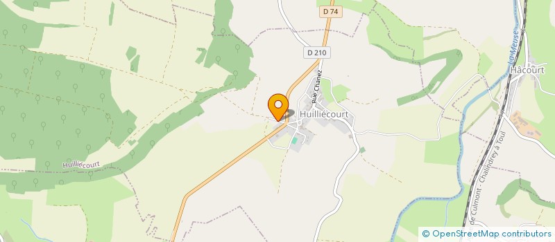 localisation de l'entreprise SCI HELFAB à HUILLIECOURT