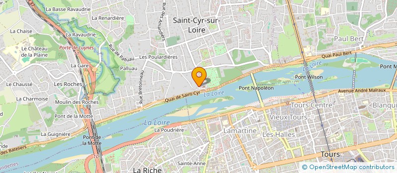 localisation de l'entreprise SCI HELGY à SAINT-CYR-SUR-LOIRE