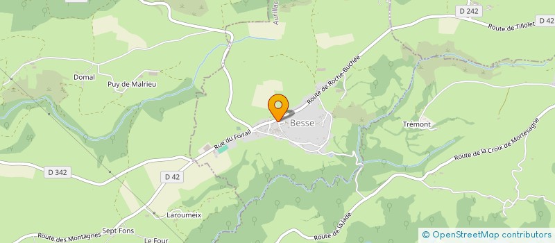 localisation de l'entreprise SCI HELI à BESSE