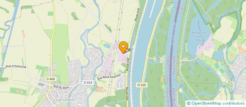 localisation de l'entreprise SCI HELI  GERSTHEIM