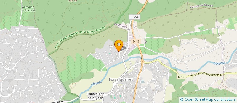 localisation de l'entreprise SCI HELIA  FORCALQUEIRET