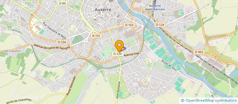 localisation de l'entreprise SCI HELIANTHE à AUXERRE