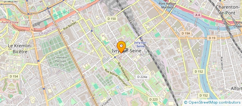 localisation de l'entreprise SCI HELIANTHEME à IVRY-SUR-SEINE