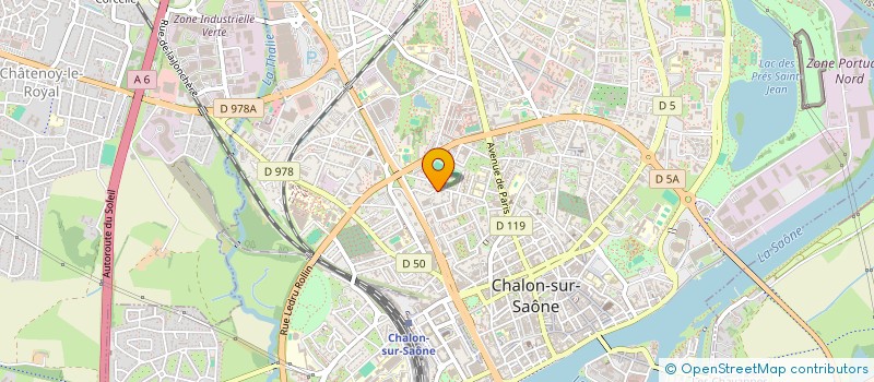 localisation de l'entreprise SCI HELICONIAS à CHALON-SUR-SAONE