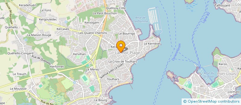 localisation de l'entreprise SCI HELICOPTERE  LARMOR-PLAGE