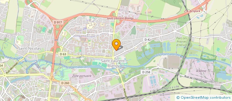 localisation de l'entreprise SCI HELIN  ANZIN-SAINT-AUBIN