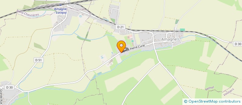 localisation de l'entreprise SCI HELIN  AMAGNE