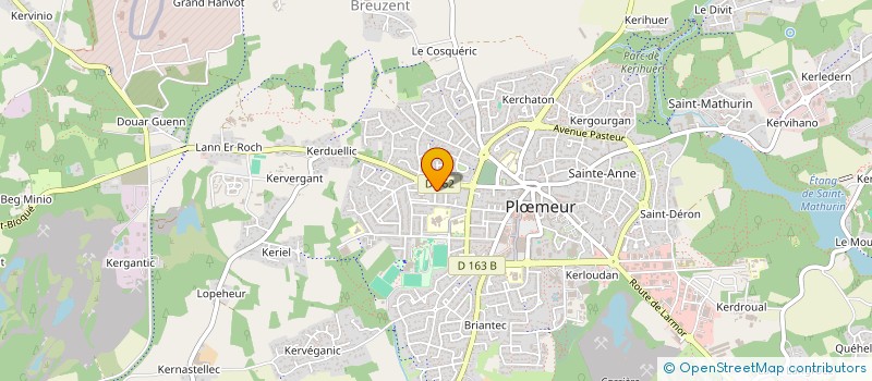 localisation de l'entreprise SCI HELIN  PLOEMEUR