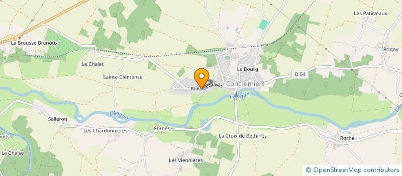 localisation de l'entreprise SCI HELINE à CONCREMIERS