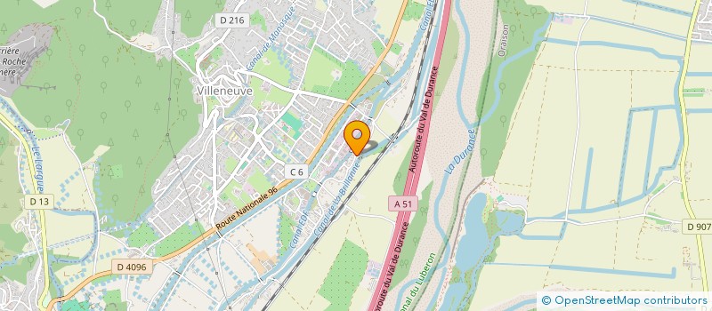 localisation de l'entreprise SCI HELINES  VILLENEUVE