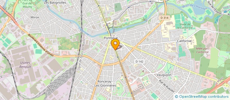 localisation de l'entreprise SCI HELIO V à LE MANS