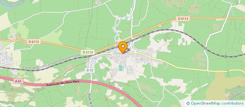 localisation de l'entreprise SCI HELIOBAT  DOUZENS