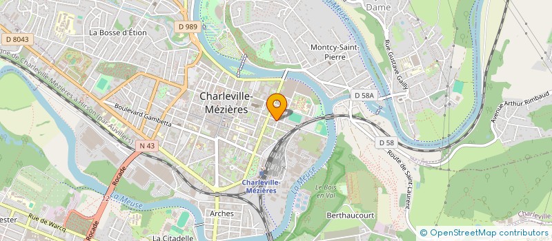 localisation de l'entreprise SCI HELIOPOLIS à CHARLEVILLE-MEZIERES