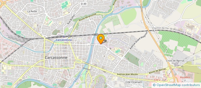 localisation de l'entreprise SCI HELIOPOLIS à CARCASSONNE