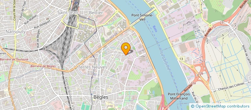 localisation de l'entreprise SCI HELIOS 3 à BEGLES