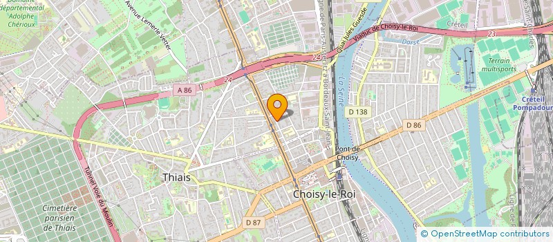 localisation de l'entreprise SCI HELIOS à CHOISY-LE-ROI