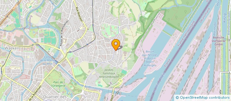 localisation de l'entreprise SCI HELIOS à STRASBOURG