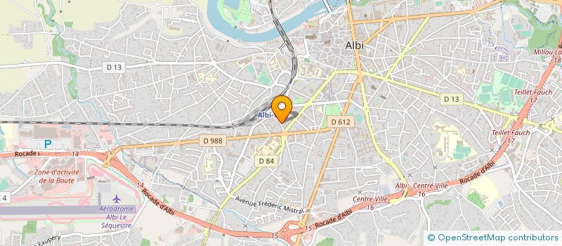 localisation de l'entreprise SCI HELIOS à ALBI