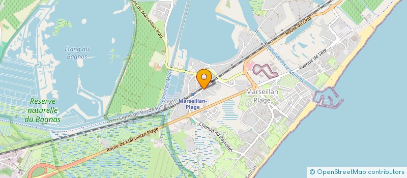 localisation de l'entreprise SCI HELIOS à MARSEILLAN