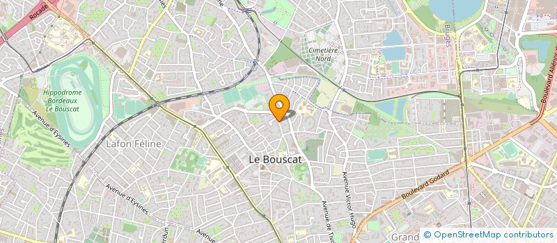 localisation de l'entreprise SCI HELIOS  LE BOUSCAT