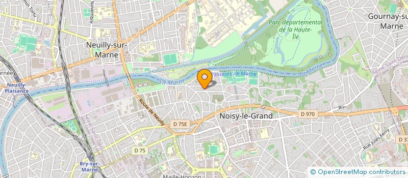 localisation de l'entreprise SCI HELIOS à NOISY-LE-GRAND