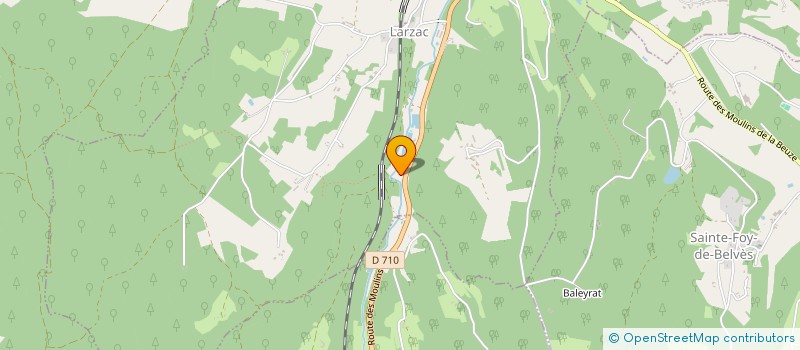 localisation de l'entreprise SCI HELIOS  LARZAC