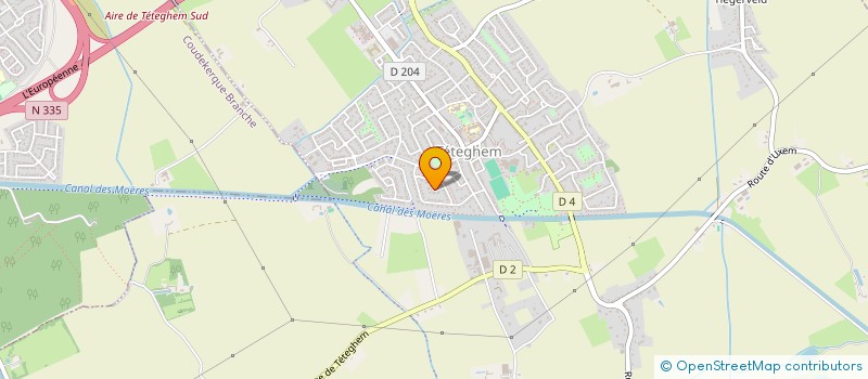 localisation de l'entreprise SCI HELIOS  TETEGHEM-COUDEKERQUE-VILLAGE