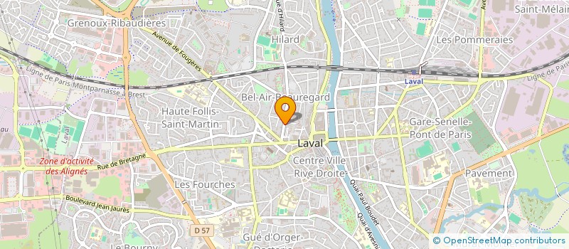 localisation de l'entreprise SCI HELIOS à LAVAL
