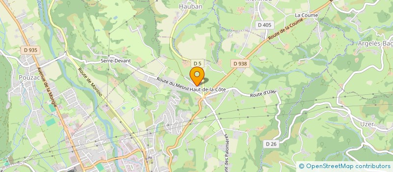 localisation de l'entreprise SCI HELIOS  BAGNERES-DE-BIGORRE