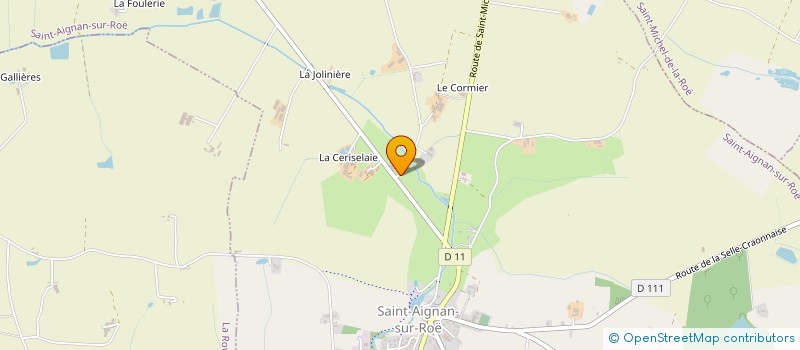 localisation de l'entreprise SCI HELIOS  SAINT-AIGNAN-SUR-ROE