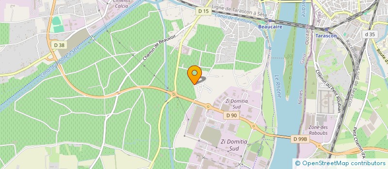 localisation de l'entreprise SCI HELIOS  BEAUCAIRE