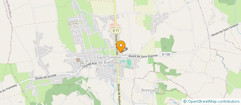 localisation de l'entreprise SCI HELIOS CINQ G  SAINT-SIMEON-DE-BRESSIEUX