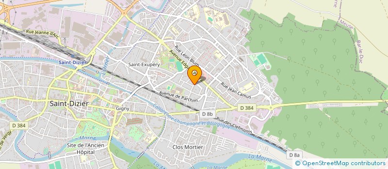 localisation de l'entreprise SCI HELIOS IMMO à SAINT-DIZIER