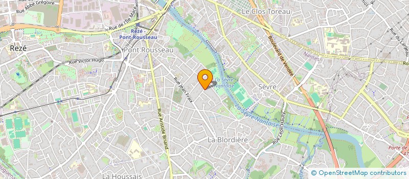 localisation de l'entreprise SCI HELIOTEE  REZE