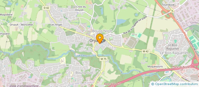 localisation de l'entreprise SCI HELIOTROPE à ORVAULT