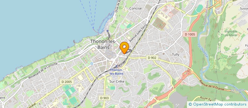 localisation de l'entreprise SCI HELIPPE à THONON-LES-BAINS