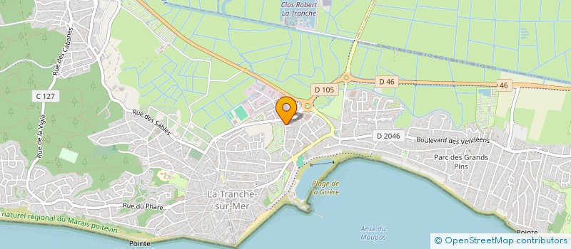 localisation de l'entreprise SCI HELISA à LA TRANCHE-SUR-MER