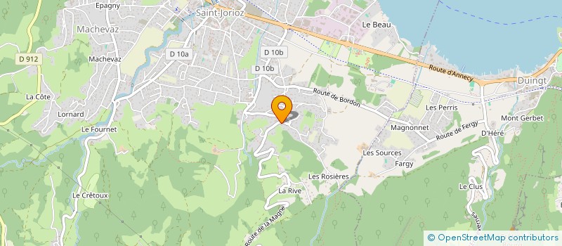 localisation de l'entreprise SCI HELIUM à SAINT-JORIOZ