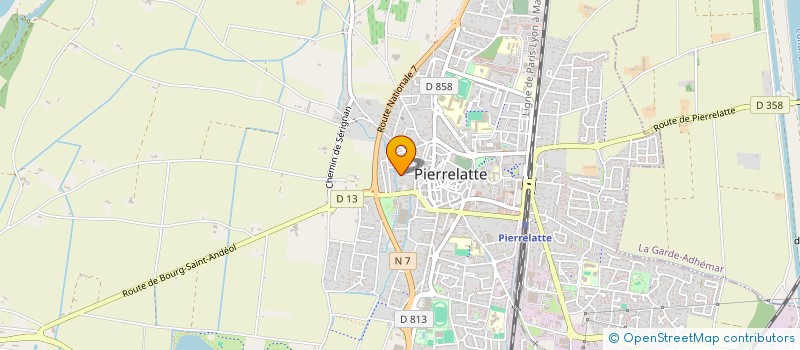 localisation de l'entreprise SCI HELLAS à PIERRELATTE