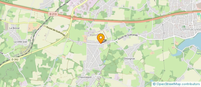 localisation de l'entreprise SCI HELLAUPLUS à PORNICHET