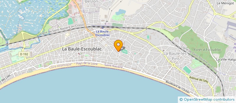 localisation de l'entreprise SCI HELLENES LA BAULE à LA BAULE-ESCOUBLAC