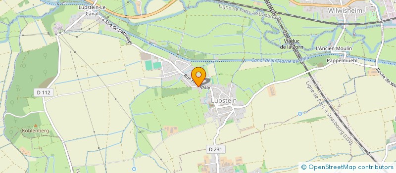 localisation de l'entreprise SCI HELLERT  LUPSTEIN