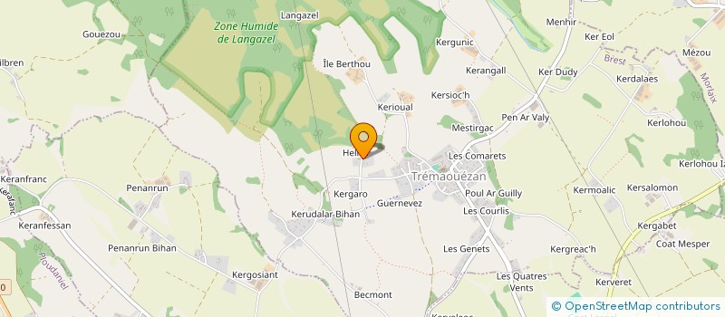 localisation de l'entreprise SCI HELLES  TREMAOUEZAN