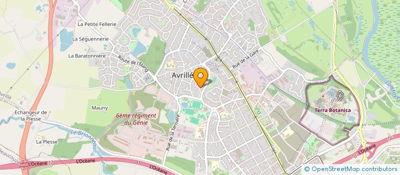 localisation de l'entreprise SCI HELLIA à AVRILLE