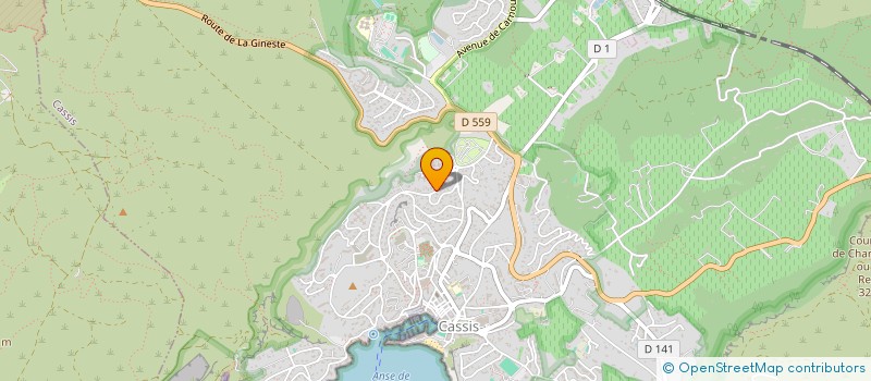 localisation de l'entreprise SCI HELLO à CASSIS