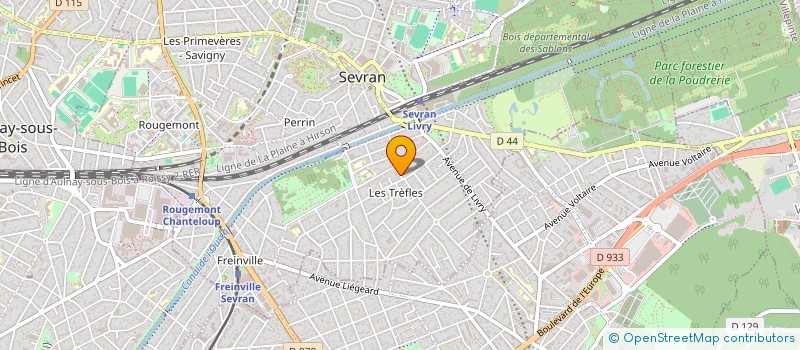 localisation de l'entreprise SCI HELLOUIN/PAUL-HAZARD à SEVRAN