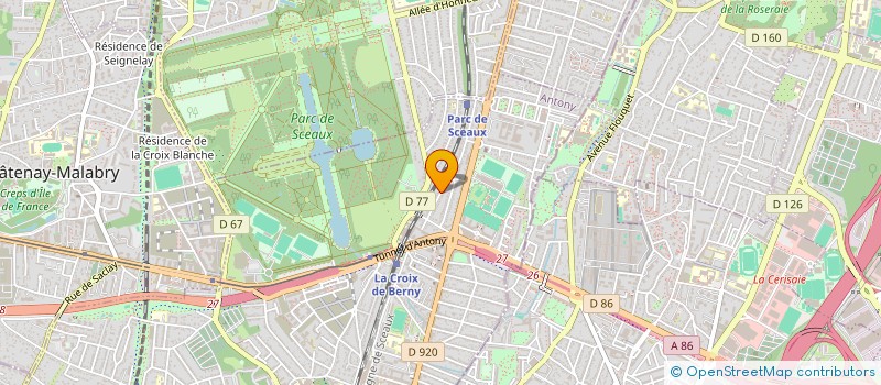 localisation de l'entreprise SCI HELLUIN CIB à ANTONY