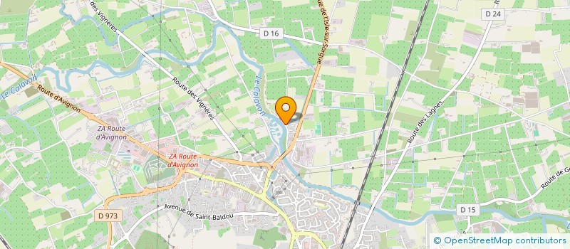 localisation de l'entreprise SCI HELMA  CAVAILLON