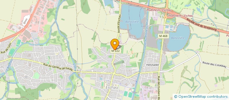 localisation de l'entreprise SCI HELMA  ESCHAU