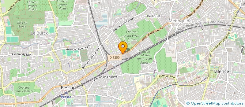 localisation de l'entreprise SCI HELMASY  PESSAC